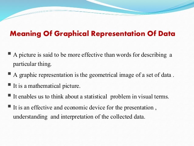 graphical presentation of data meaning