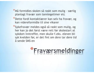Samslått f møte