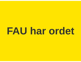 Samslått f møte