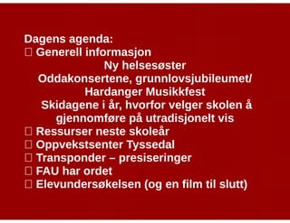 Samslått f møte