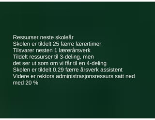 Samslått f møte