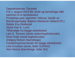 Samslått f møte