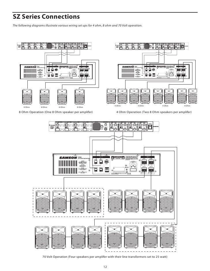 70 Volt Audio System Wiring Diagram - Wiring Diagram Networks