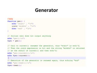 Generator	
  
 