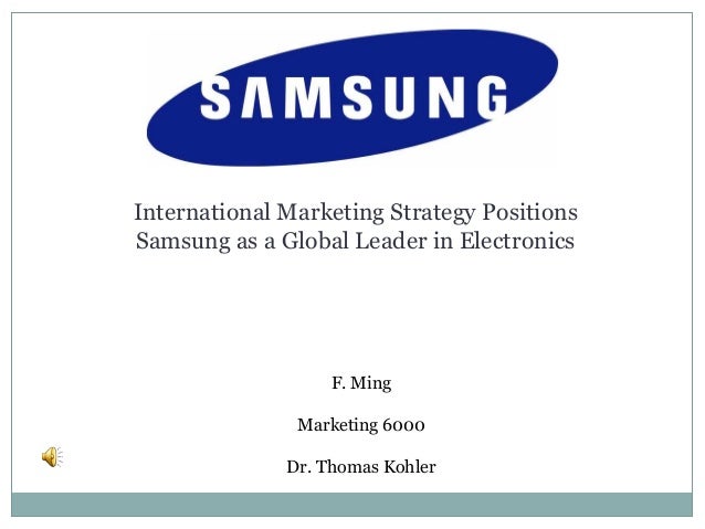 Samsung international case study