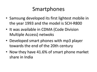 Samsung Company Presentation