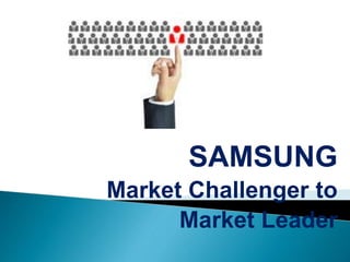 SAMSUNG
Market Challenger to
Market Leader
 