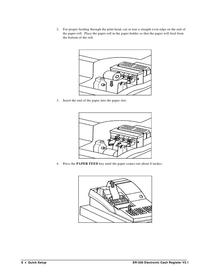 Manual Caja Registradora Samsung Er-4615