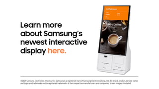 6 ways Samsung Kiosk gives retailers an all-in-one self-service solution