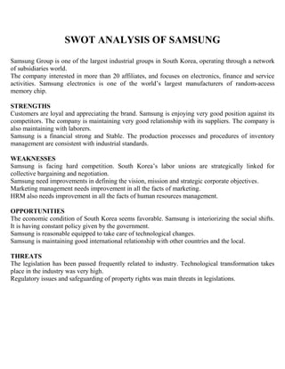 Samsung case study | DOCX