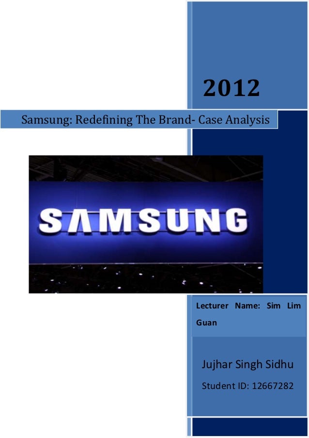 Samsung case study summary