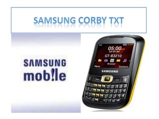 Samsung Corby txt 