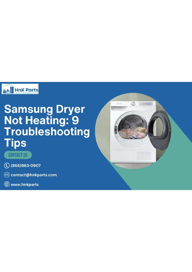 Samsung Dryer Not Heating 9 Troubleshooting Tips PDF