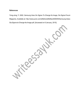 Samsung electronics case study | PDF