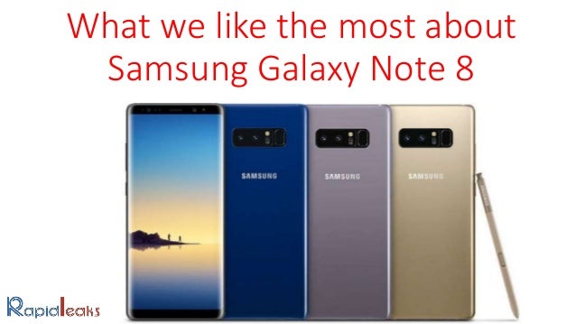 samsung galaxy note 8 specs and features