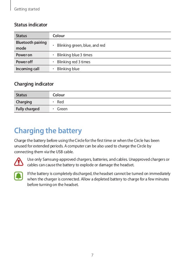Samsung Gear Circle Sm R130 User Manual
