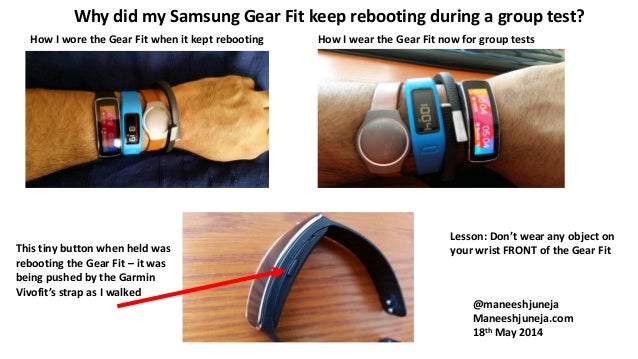 samsung gear fit rebooting