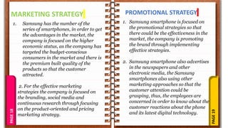 Samsung Smartphone Marketing ppt