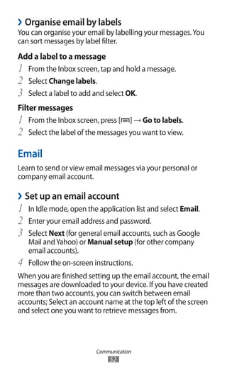 Samsung Galaxy S2 4G GT-i9210t manual | PDF