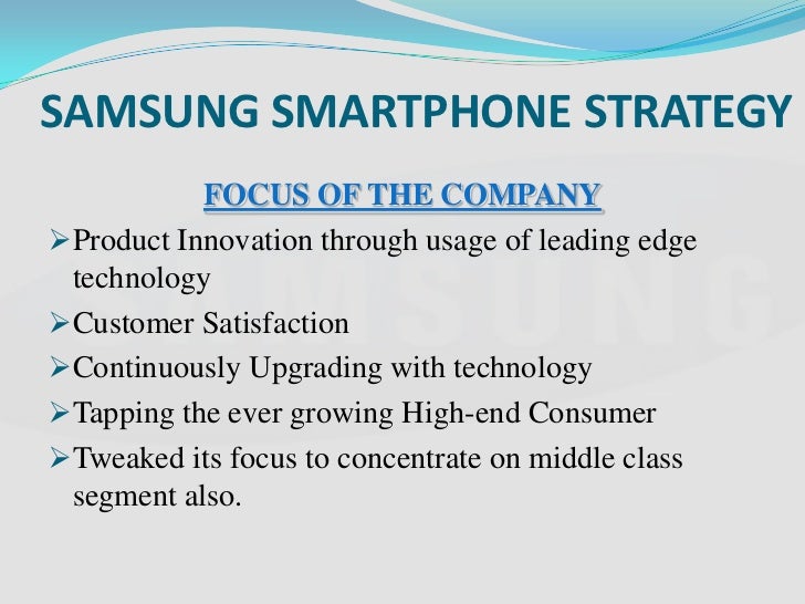 Understanding samsung's diversification strategy