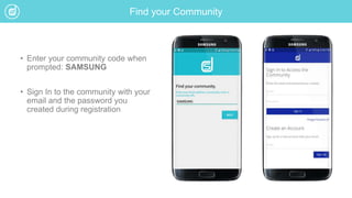 Samsung Community Map Samsung Social Hub | PPTX