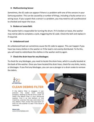 Sc on samsung washer deals