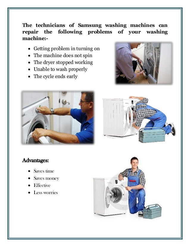 Samsung Washing Machine Repair Melbourne