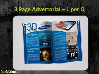 3 Page Advertorial – 1 per Q  
