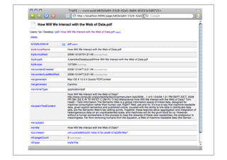 64   SAMT 2009 – Tutorial Web of Data in the Context of Multimedia (WoDMM)   Graz, Austria - 2 Dec 2009
 