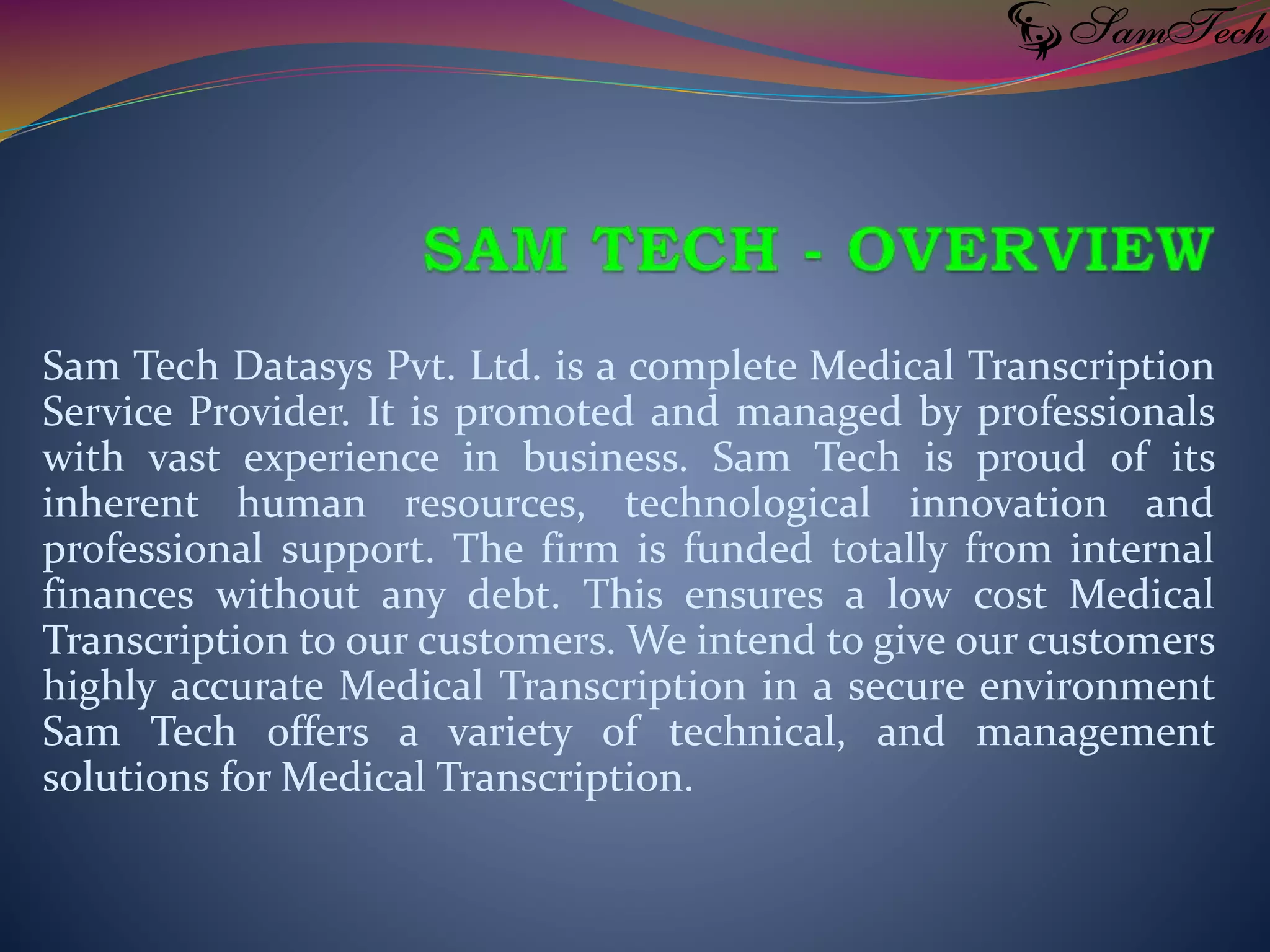 Sam Tech Programs Sam tech datasys ppt | PPT