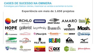 Experiência em mais de 1.650 projetos
CASES DE SUCESSO NA OMNIERA
Estratégias para fidelizar clientes, maximizar as vendas e aumentar os lucros
 
