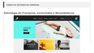 Estratégia de Franquias, Licenciados e Revendedores
CASES DE SUCESSO NA OMNIERA
 