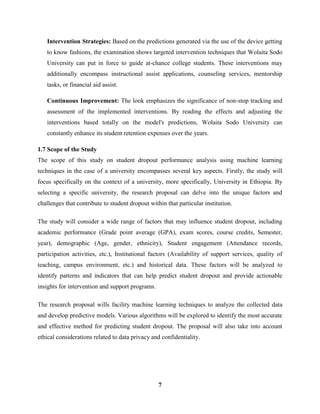 Student Dropout Performance Analysis using Machine Learning Techniques ...