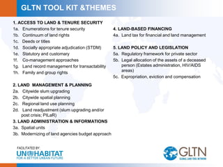 Key Concepts, Approaches and Tools for Strengthening Land Tenure ...