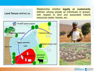Key Concepts, Approaches and Tools for Strengthening Land Tenure ...