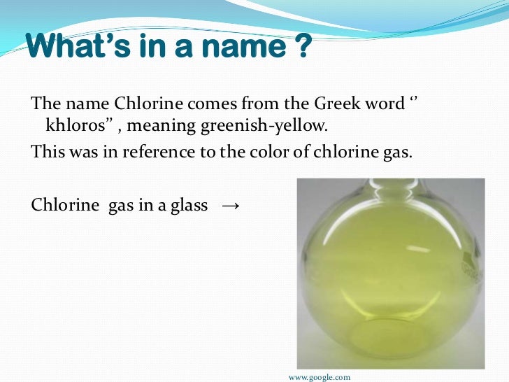 Chlorine (Samuel Boateng)