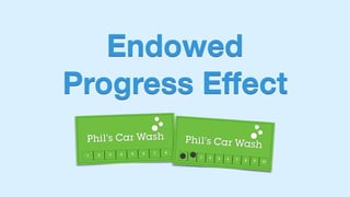 Endowed 
Progress Effect 
The only thing I’ 
Phil’s Car Wash 
1 2 3 4 5 6 7 8 
Phil’s Car Wash 
1 2 3 4 5 6 7 8 9 10 
 