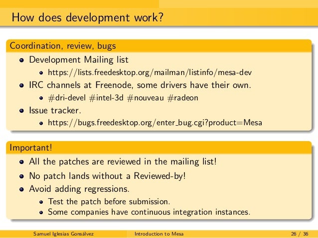 Introduction To Mesa The Open Source Graphics Api Implementation Lib