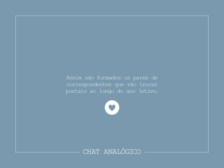 Painel V - Cidadania e Projetos EDS: Samuel Lopes e Daniela Gapo - Chat Analógico