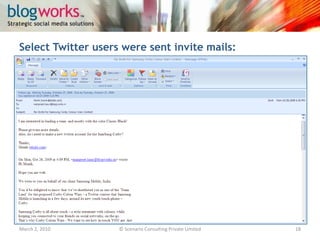 March 3, 2010© Scenario Consulting Private Limited18