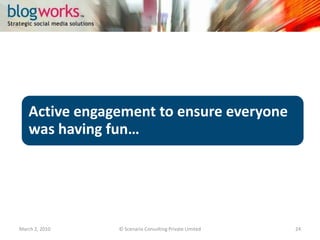 March 3, 2010© Scenario Consulting Private Limited24