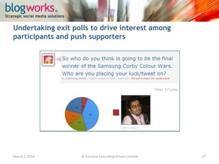 Predictions and prophecies:March 3, 2010© Scenario Consulting Private Limited27