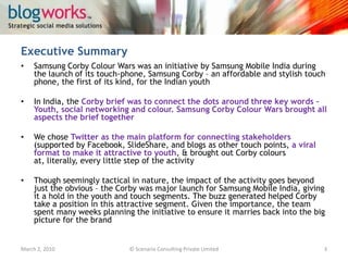 Executive SummaryMarch 3, 2010© Scenario Consulting Private Limited3