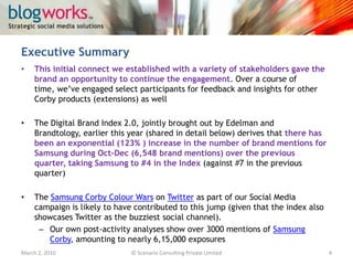 Executive SummaryMarch 3, 2010© Scenario Consulting Private Limited4