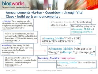 Selecting winners:March 3, 2010© Scenario Consulting Private Limited40