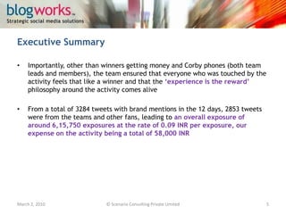 Executive SummaryMarch 3, 2010© Scenario Consulting Private Limited5