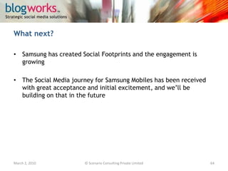 TestimonialsMarch 3, 2010© Scenario Consulting Private Limited64Support and encouragement from different quarters!