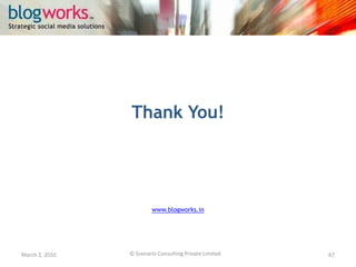 ReasoningMarch 3, 2010© Scenario Consulting Private Limited67