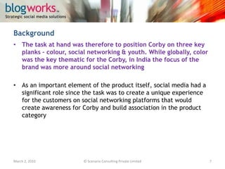 BackgroundMarch 3, 2010© Scenario Consulting Private Limited7