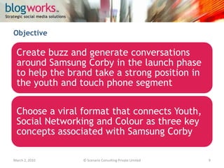 BackgroundMarch 3, 2010© Scenario Consulting Private Limited9